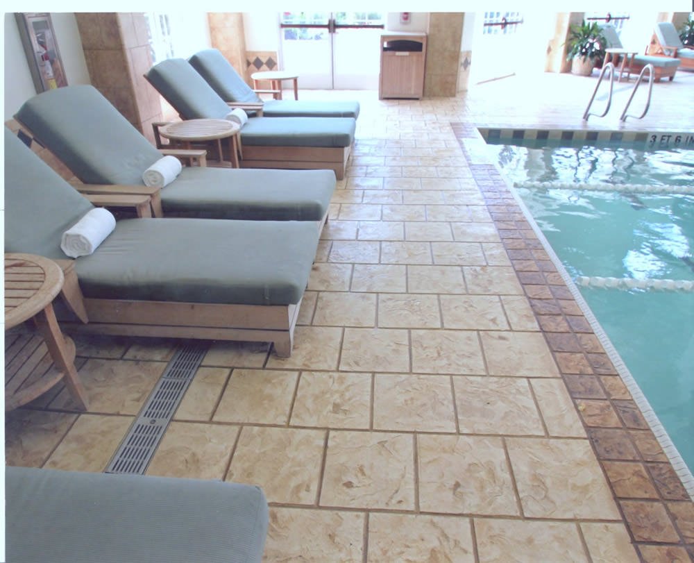 stamped concrete overlay stamped concrete overlay