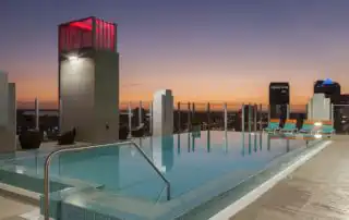 Concrete pool deck resurfacing