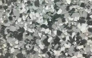Flake textured
