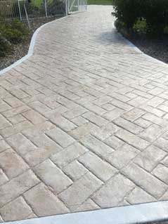 Stamped Concrete pathways Stamped Concrete pathways