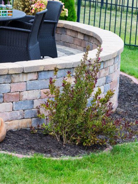 Brick Retaining Wall