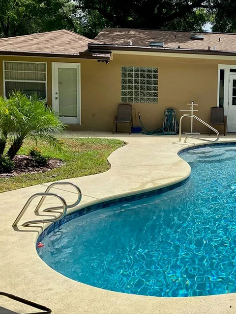 river rok natural pebble finish pool resurfacing pool resurfacing