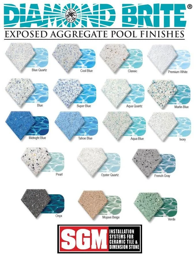 diamond brite exposed affrefate pool finishes
