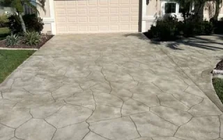 Pacific Stones decorative concrete driveway