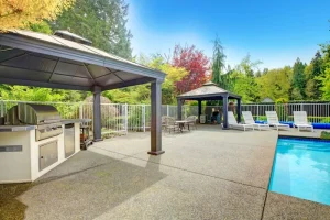 backyard concrete patio resurfacing backyard concrete patio resurfacing