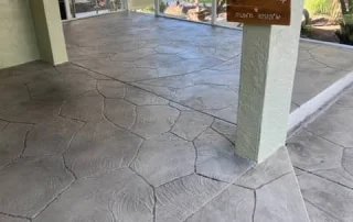 polygon style patio decorative concrete