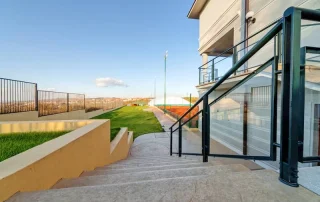 building with commercial concrete floor installation