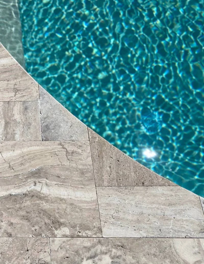 rustic grey travertine coping rustic grey travertine coping