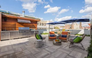 woodf finish porcelain pavers