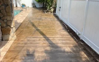 pool dockside california woodgrain
