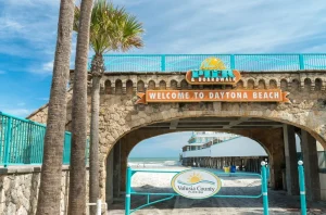 Main Street Entrance in Daytona Beach, Florida Main Street Entrance in Daytona Beach, Florida