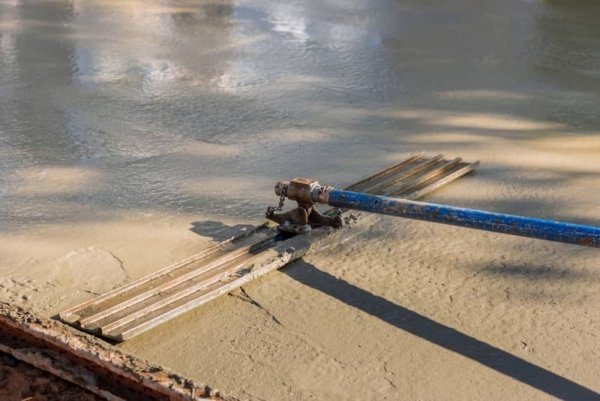 Concrete Driveway Smoothing Process