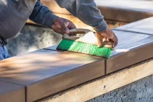 travertine pool coping expert working travertine pool coping expert working