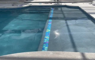 Pool Deck Resurfacing Mosaic Tile Accent