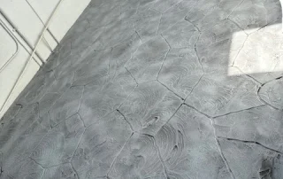 Side Walkway Stamped Concrete Resurfacing