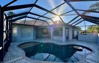 Sunset Reflection Pool Deck Resurfacing