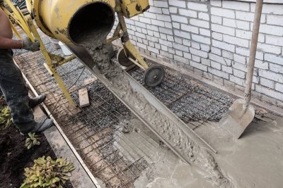 Concrete Base for Porcelain Pavers