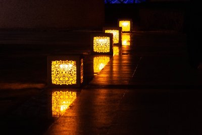 lantern led lights pavers