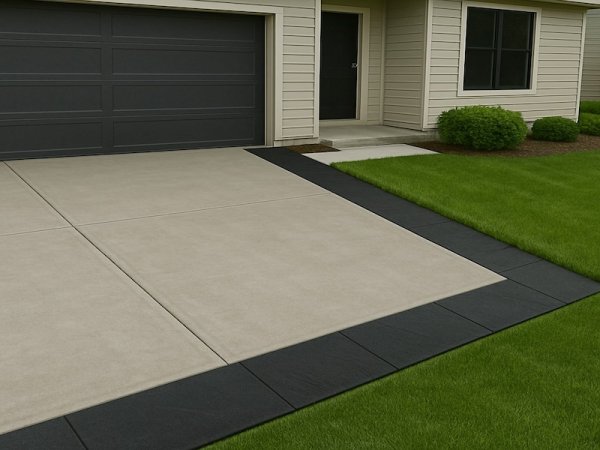 Bold Contrast Driveway