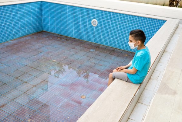 Swim After Pool Resurfacing